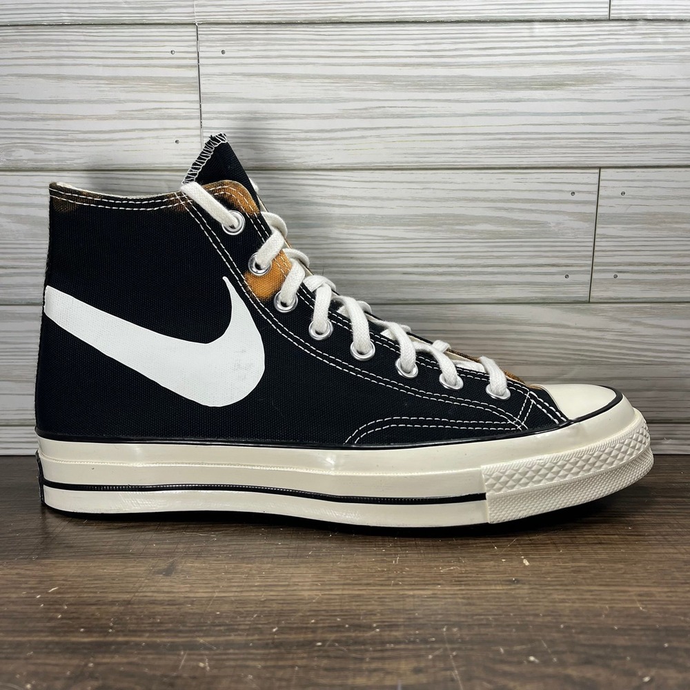 Nike Chuck 70 High Chinatown Market Bootleg Black Shoes -‎ M 8.5 - W 10.5